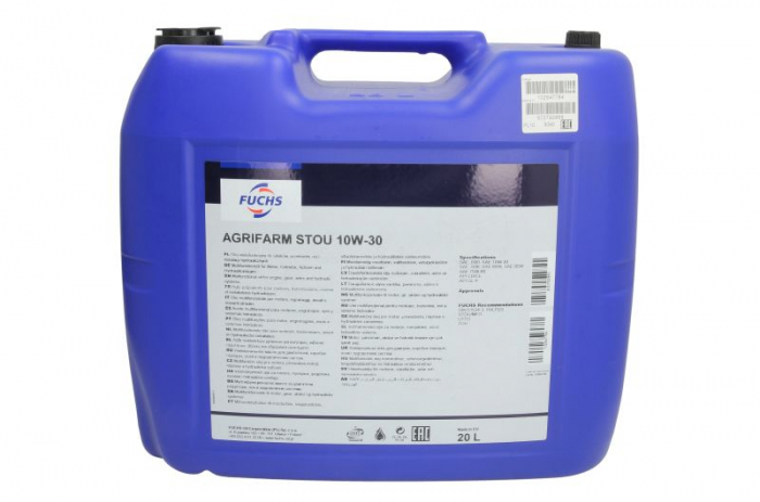 Ulei motor Fuchs Agrifarm STOU 10W30 - 20 Litri [1]