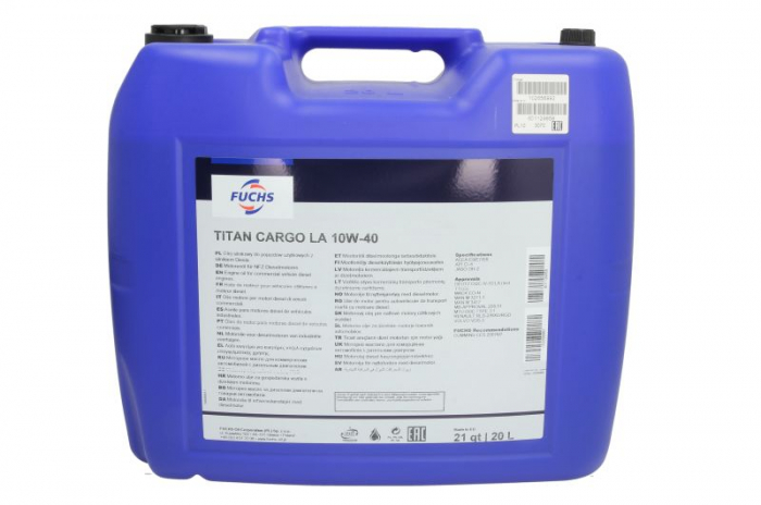Ulei motor Fuchs Titan Cargo LA 10W40 - 20 Litri [1]