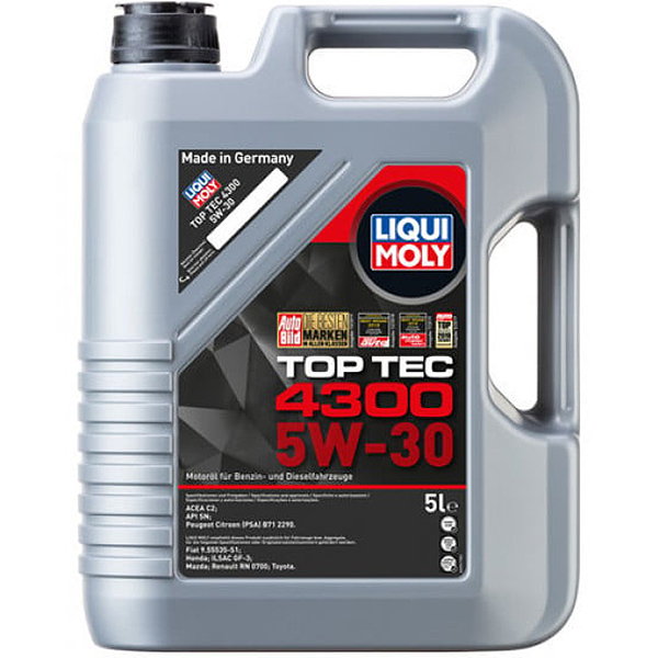 Ulei motor Liqui Moly Top Tec 4300 5W30 - 5 Litri [1]