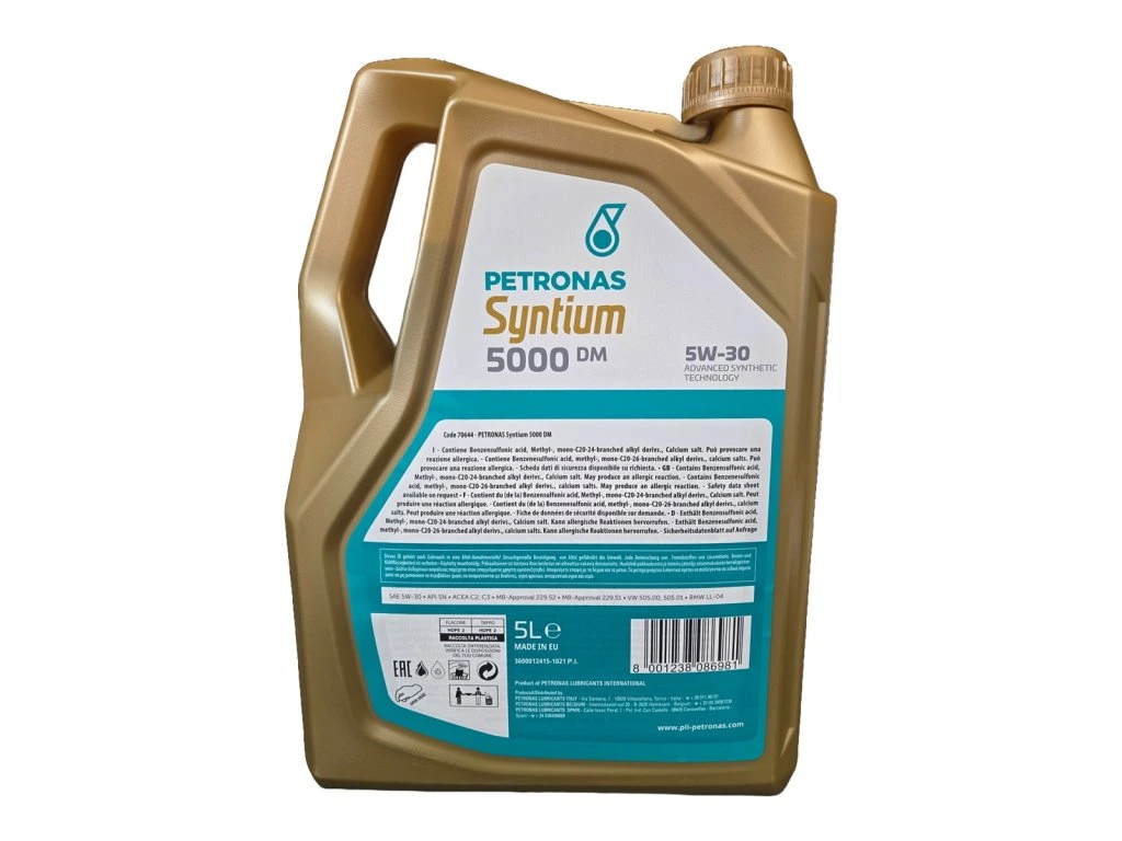 Ulei motor Petronas Syntium 5000 DM 5W30 - 5 Litri [2]