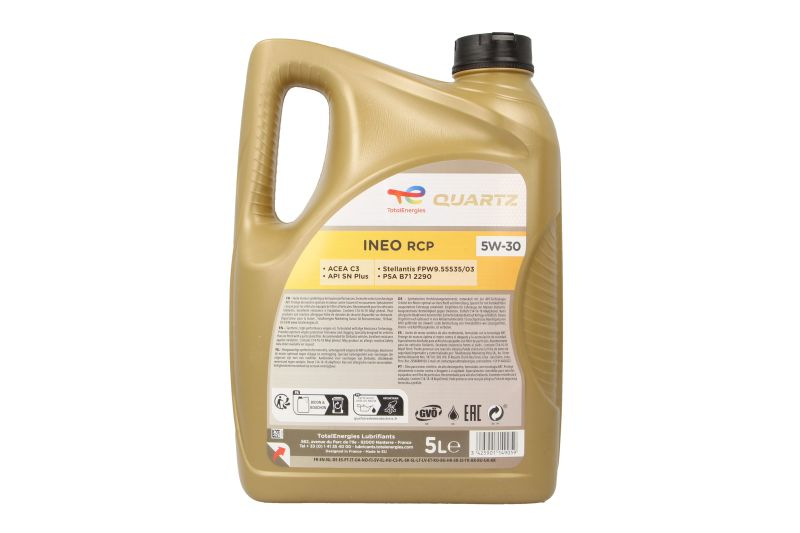 Ulei motor Total Quartz Ineo RCP 5W30 - 5 Litri [2]