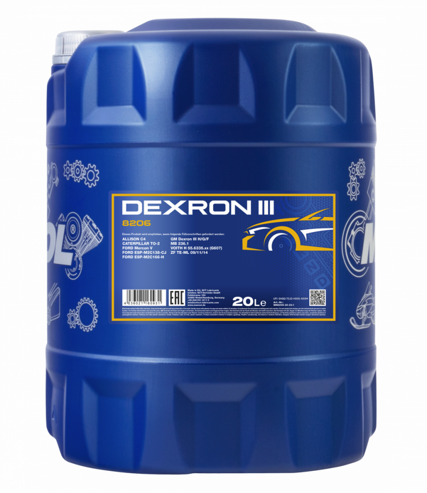 MANNOL Dexron III Automatic Plus - 20 Litri [1]