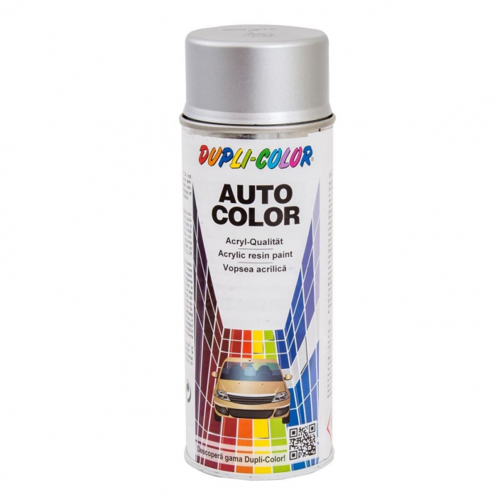 Vopsea Spray Auto Dacia Argintiu Iridiu Metalizata Dupli-Color [1]