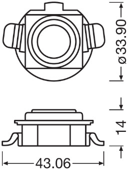 Adaptor Bec H7 Led Mercedes, Opel, Vw Osram 64210DA03-1 [1]