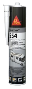 Chimice auto - Adeziv Etansant Poliuretan Alb SIKAFLEX 554 Caravan White - 300ml