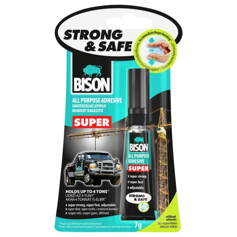 Chimice auto - ADEZIV Bison STRONG & SAFE - 7 GR