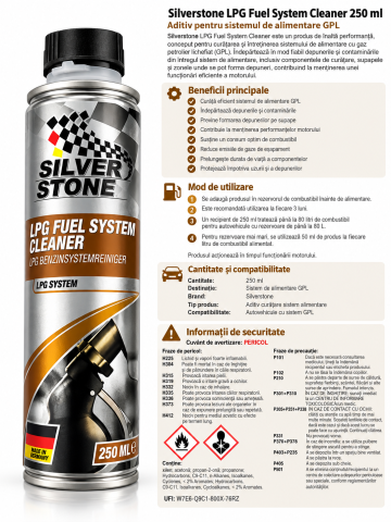 Chimice auto - Aditiv curățare sistem GPL Silverstone LPG Fuel System Cleaner - 250 ml