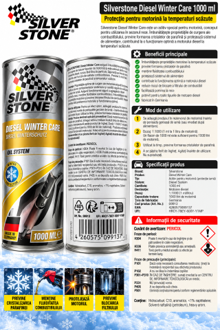 Chimice auto - Aditiv protecție motorină pentru iarnă Silverstone Diesel Winter Care - 1 Litru