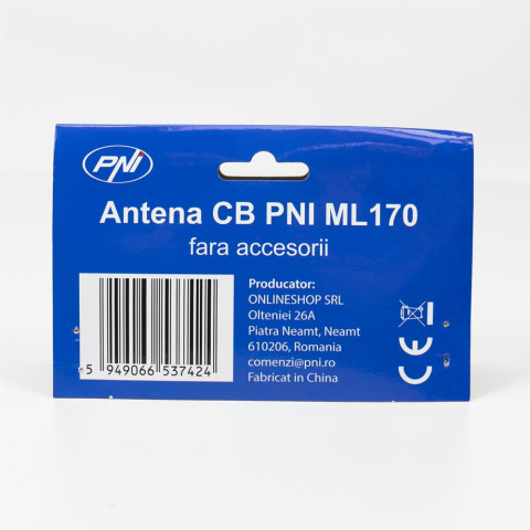 ANTENA CB PNI ML170 LUNGIME 168 CM, 26-30 MHZ, 1000W, FARA CABLU [7]