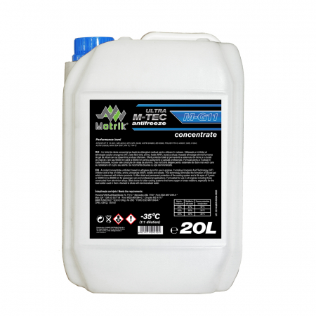 ANTIGEL - Antigel albastru concentrat Motrik Ultra M-Tec G11 - 20 Litri