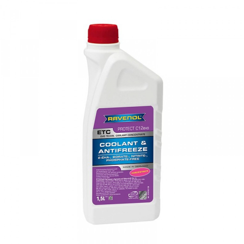 Antigel - Antigel concentrat roz RAVENOL ETC Concentrate Protect C12Evo - 1,5 Litri