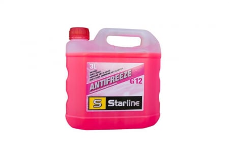 Antigel - Antigel roz concentrat Starline G12 - 3 Litri