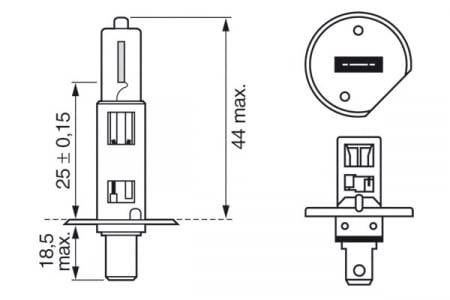 Bec 12V H1 55W Eco Bosch [4]