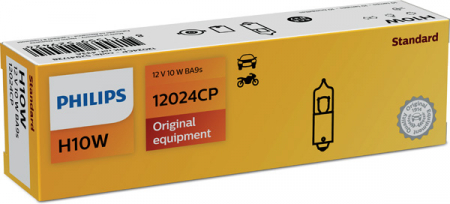 Bec Auxiliar H10W 12V 10W Ba9S Set 10 Buc [2]