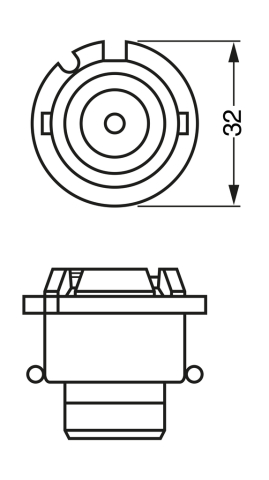 BEC D2S 85V 35W P32D-2 XENON WHITE BOSCH [2]