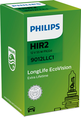 BECURI AUTO - Bec Far Hir2 55W 12V Long Life Ecovision Philips