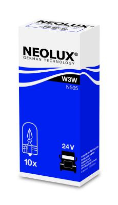 BECURI AUTO - Bec Fara Soclu 24V W3W Set 10 Buc Neolux