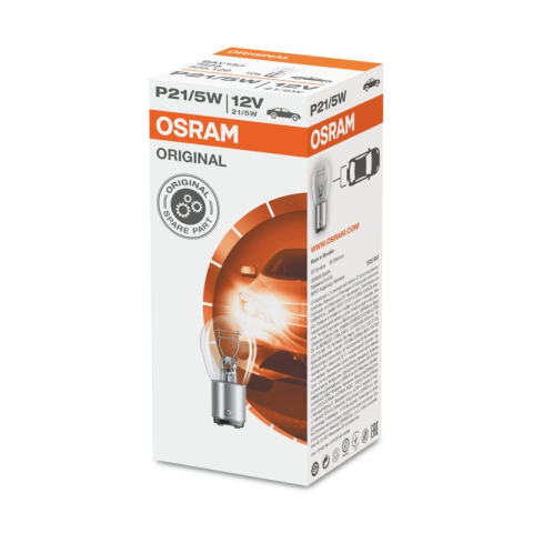 BECURI AUTO - Bec P21/5W 12V filament dublu OSRAM 7528