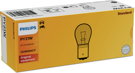 ACCESORII - Bec Semnalizare Py21W 12V Set 10 Buc Philips