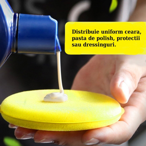 Burete aplicator pentru ceara sau dressing [1]