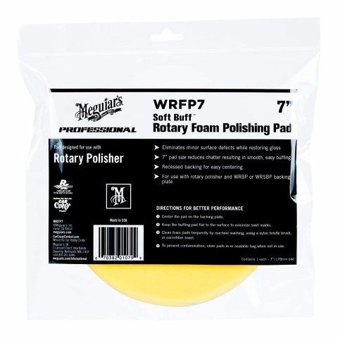 Detailing si Cosmetica - Burete Mediu Polish Meguiar's Rotary Foam Polishing Pad, 178mm
