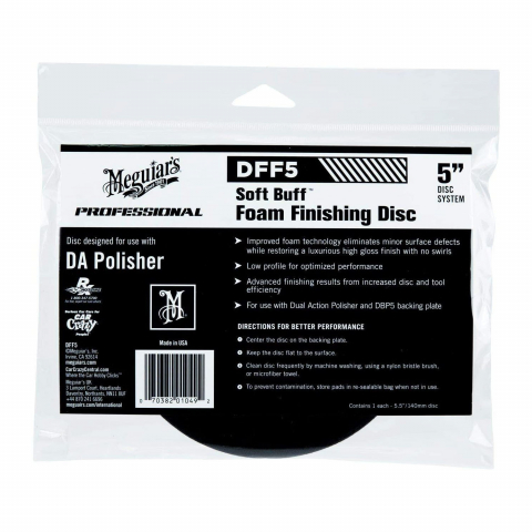 Detailing si Cosmetica - Burete Polish Finish Meguiar's Soft Buff DA Foam Finishing Disc, 5", DFF5