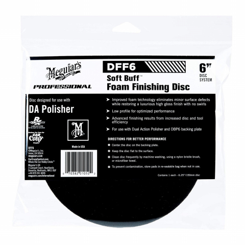 Detailing si Cosmetica - Burete Polish Finish Meguiar's Soft Buff DA Foam Finishing Disc, 6", DFF6