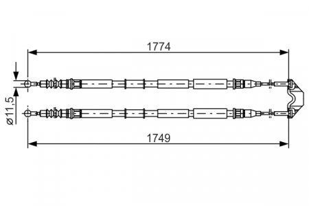 Cablu frana mana BOSCH [1]
