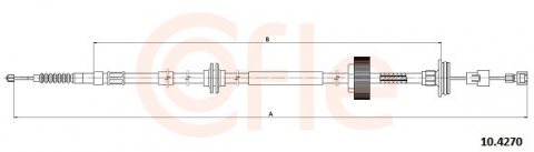 Cablu frana de mana - Cablu frana mana COFLE 10.427