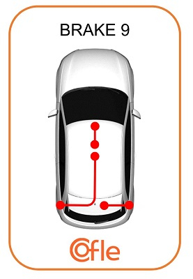 Piese auto - Cablu frana mana COFLE 10.4738