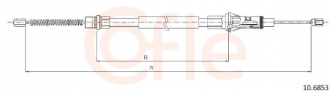Cablu frana mana COFLE 10.6853 [1]
