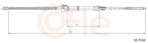 Piese auto - Cablu frana mana COFLE 10.7134