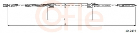 Cablu frana mana COFLE 10.7493 [1]