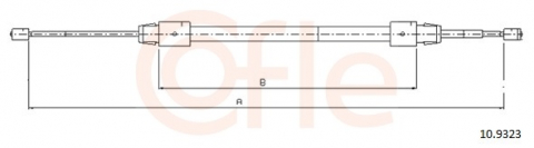 Piese auto - Cablu frana mana COFLE 10.9323