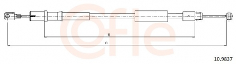 Cablu frana mana COFLE 10.9837 [1]