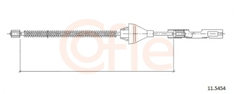 Piese auto - Cablu frana mana COFLE 11.5454