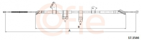 Cablu frana mana COFLE 17.1566 [1]