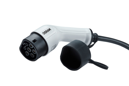 Cablu Incarcare Masina Electrica Batterycharge 7Pin 1Phase 32A 7.2Kw Type 2 To Type 2 Osram [5]