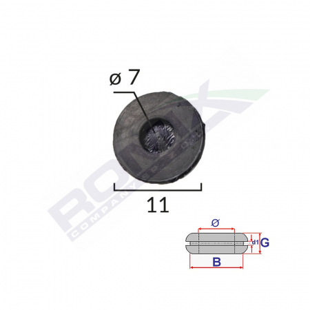 Capac Cauciuc Inchis Universal Diametru 7Mm Set 10 Buc [1]