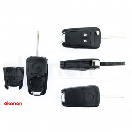 ACCESORII - Carcasa Cheie Contact Pentru Chevrolet Cruze/Equinox 2 Butoane, Cu Cheie