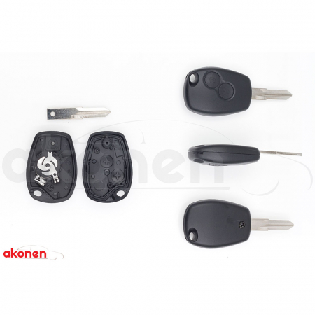 ACCESORII - Carcasa Cheie Contact Pentru Dacia Logan / Sandero 2 Butoane, Cu Cheie
