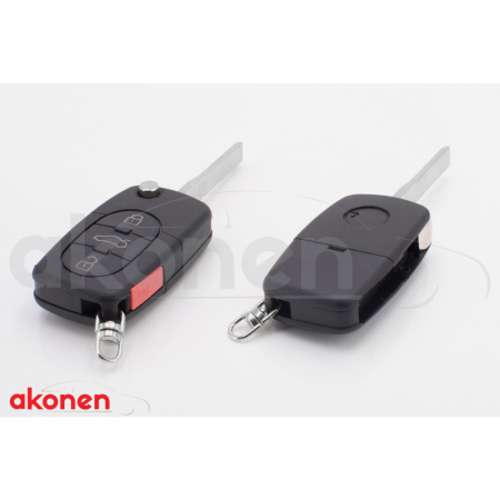 ACCESORII - Carcasa Cheie Contact Pentru Skoda Fabia / Octavia, 3+1 Butoane, Cu Cheie