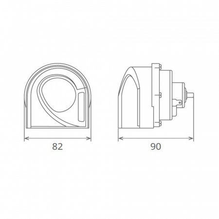 Claxon Electromagnetic, Tip Melc, 24V 3A Ton Inalt, Design Light [3]