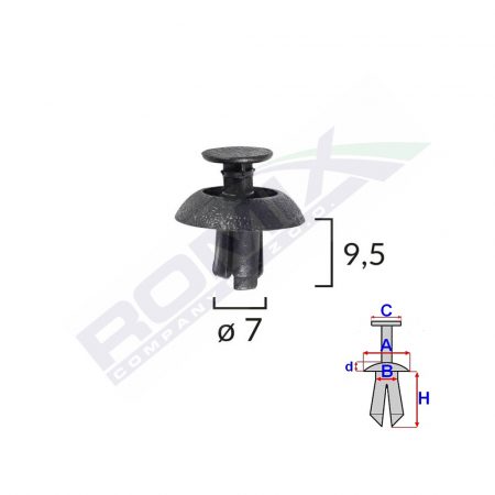 CONSUMABILE SERVICE - Clema Fixare Bara Protectie Pentru Toyota Lexus Set 10 Buc