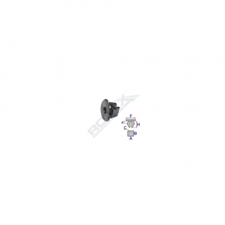ACCESORII - Clema Fixare Elemente Roata Pentru Hyundai, Kia Negru Set 10 Buc
