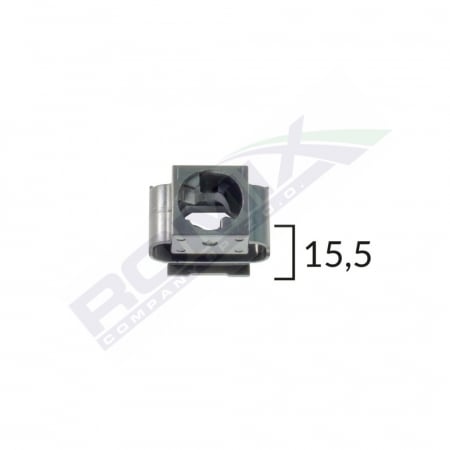 Clips De Fixare Pentru Audi/Skoda/Seat/Vw 15.5Mm - Negru Set 10 Buc [1]