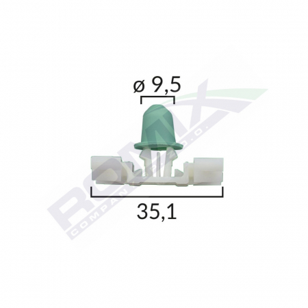 ACCESORII - Clips Fixare Elemente Exterioare Pentru Bmw - Alb Set 10 Buc
