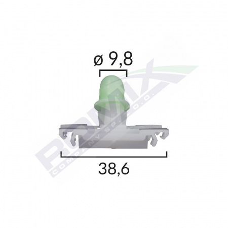 ACCESORII - Clips Fixare Elemente Exterioare Pentru Vw - Alb Set 10 Buc