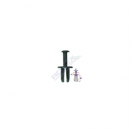 Clips Fixare Fiat/Lancia/Alfa Romeo - Negru Set 10 Buc [1]
