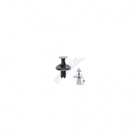 CLIPS FIXARE PENTRU FORD/MAZDA 6X16.4MM - NEGRU SET 10 BUC [1]